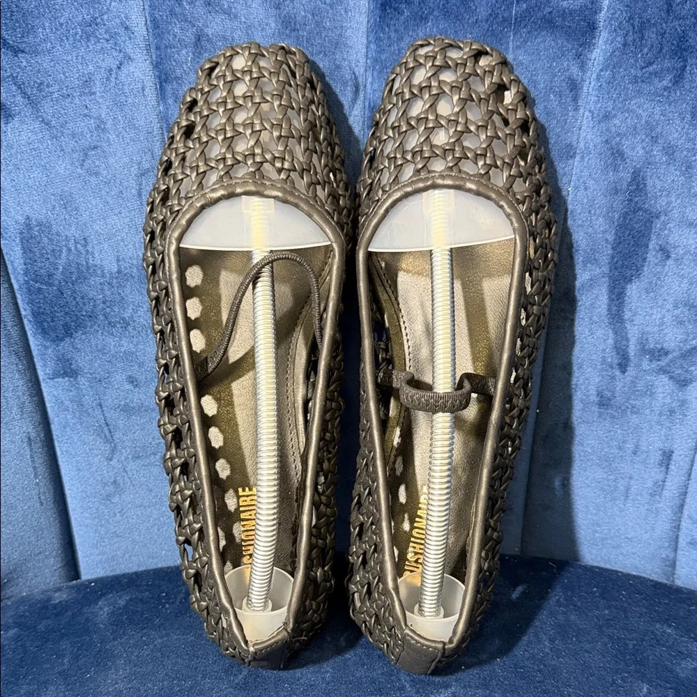 Cushionaire Weavy Woven Women's Black Flats Size 8 NWOT - Picture 2 of 5